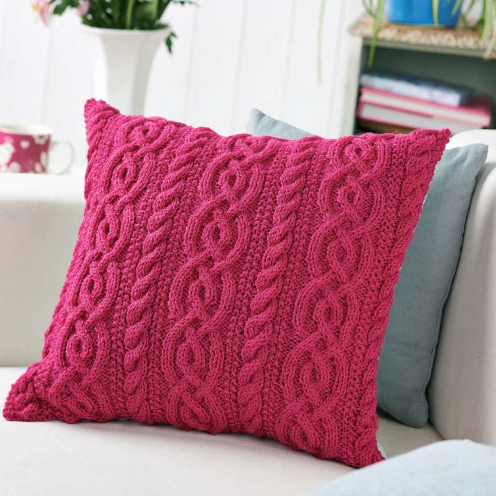 Knitting Patterns for Cushion Covers in the UK Cushion cover knitting patterns uk