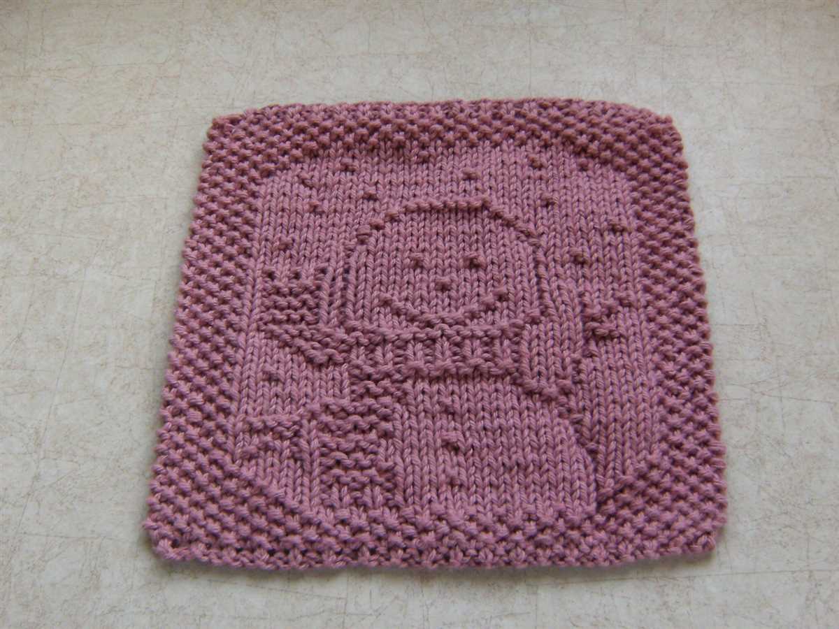 Free knitted snowman dishcloth patterns
