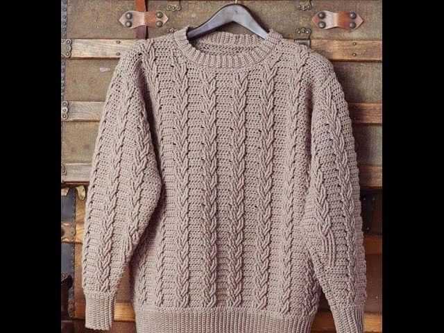 Cropped knit cardigan pattern