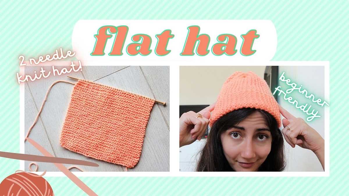 Easy free knitting patterns for hats on straight needles