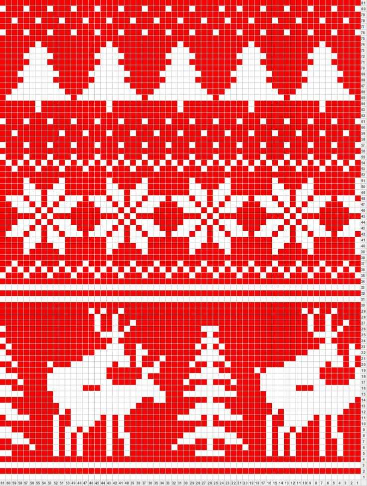 Loom knitting christmas patterns