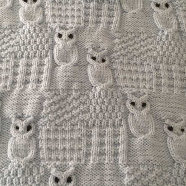 Stroller blanket knitting pattern
