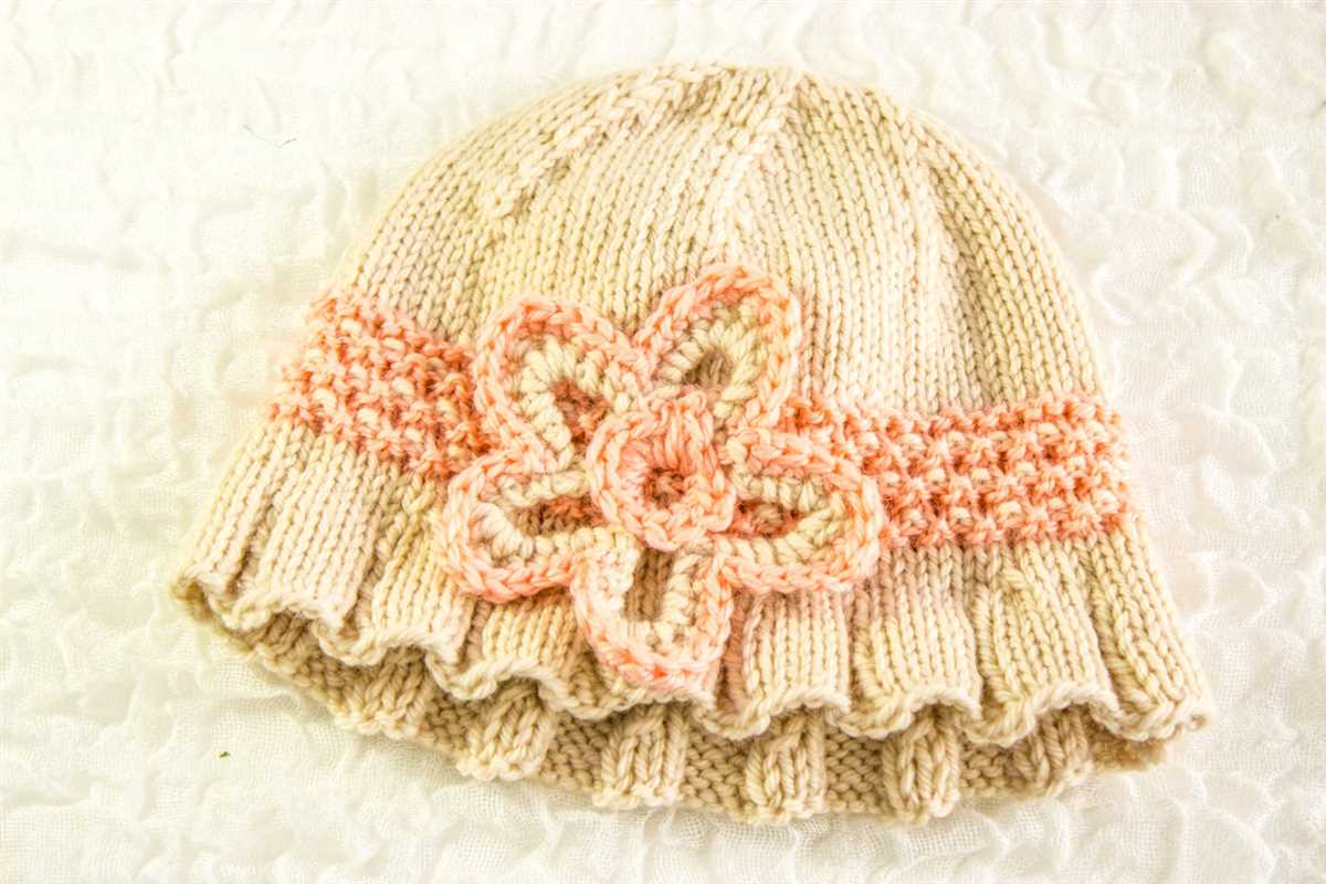 Baby hat knitting pattern 4mm needles