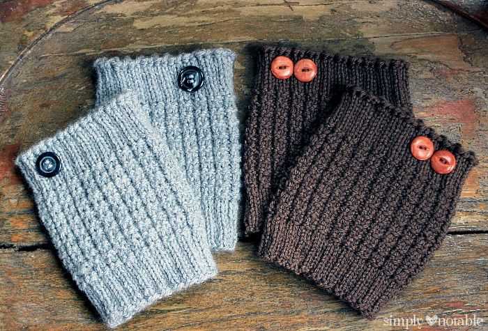 Free boot cuff knitting patterns
