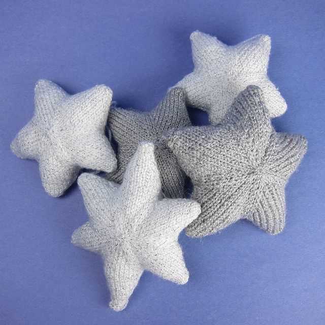 Free star knitting pattern