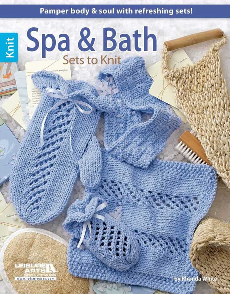 Free pattern knitted bath mitt