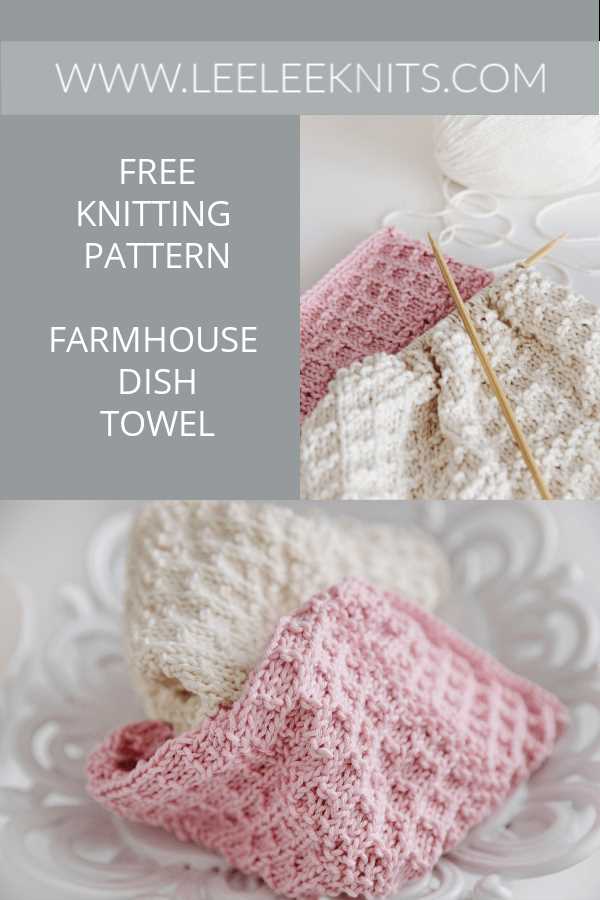 Knit towel pattern