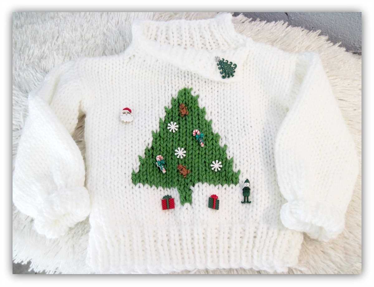 All in one knitted sweater pattern