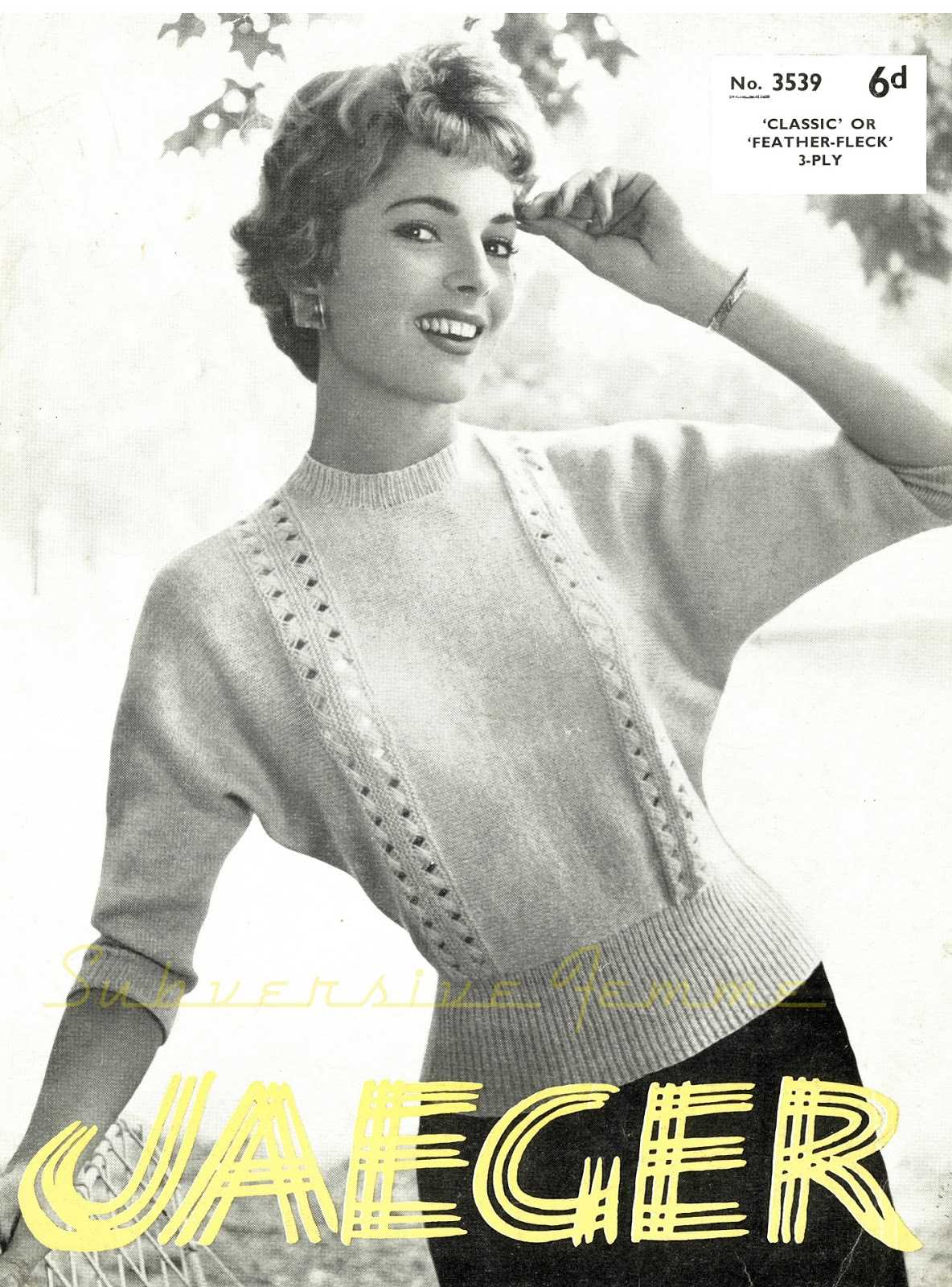 Dolman sleeve knitting pattern