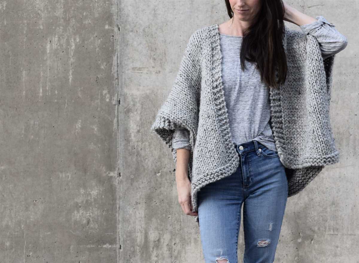 Free knitted kimono pattern