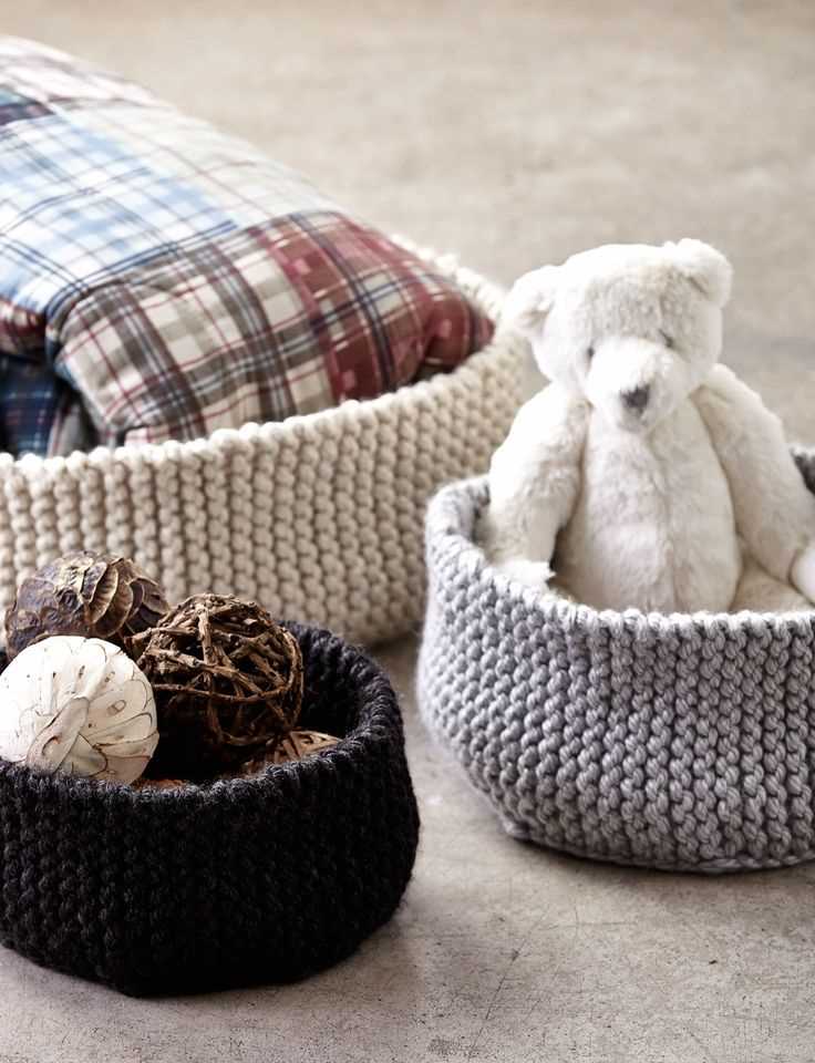 Free knitting patterns for baskets