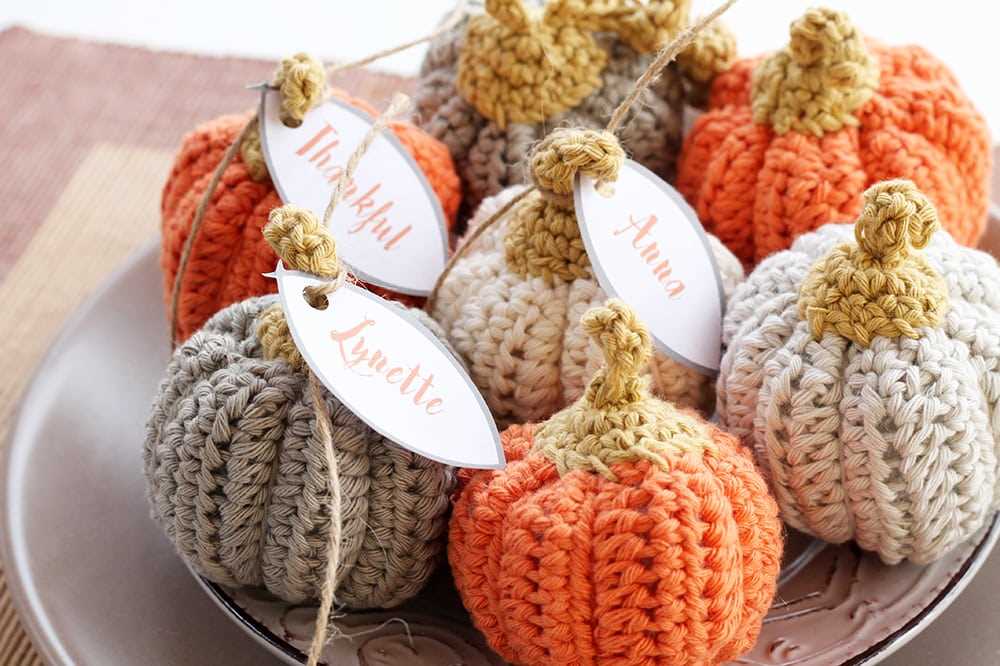 Free knitting patterns pumpkins