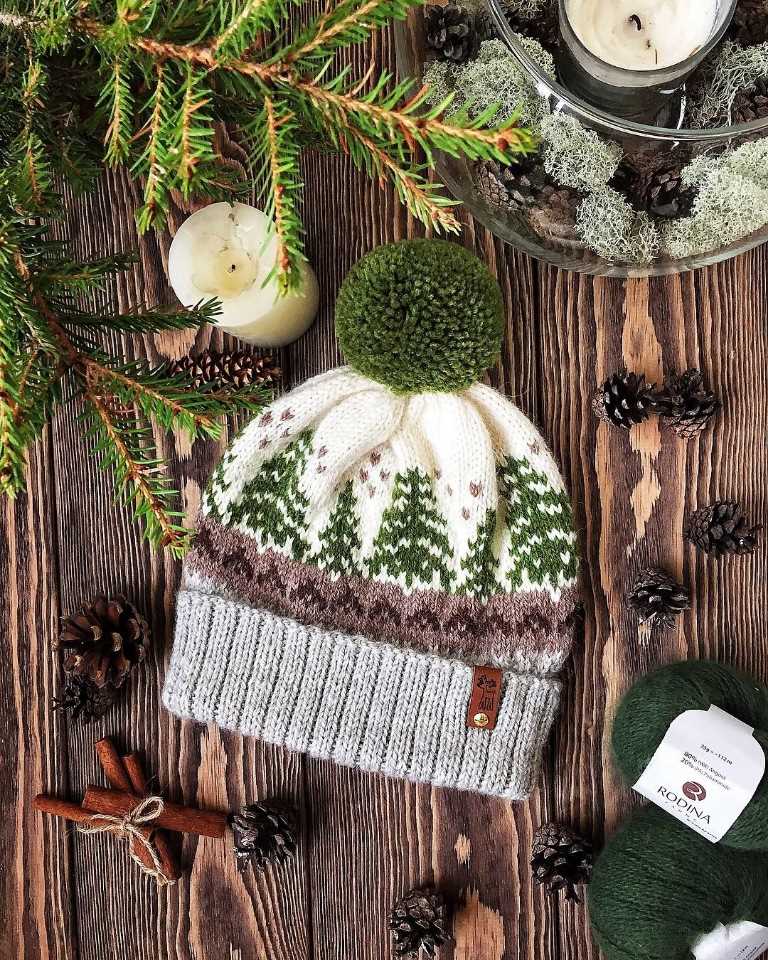 Christmas knitting hat patterns