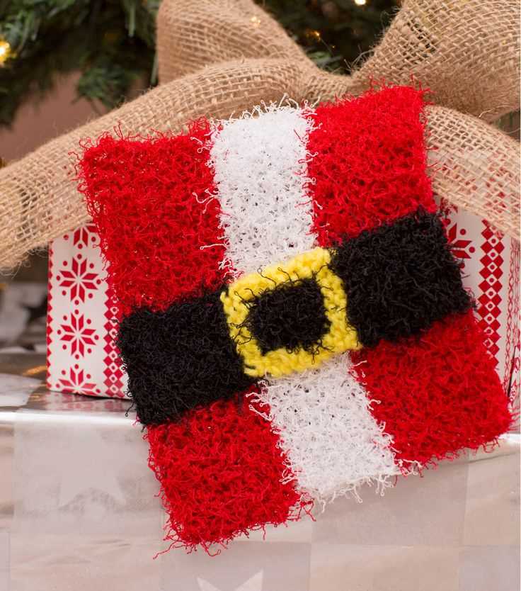 Free knitted dishcloth patterns for christmas