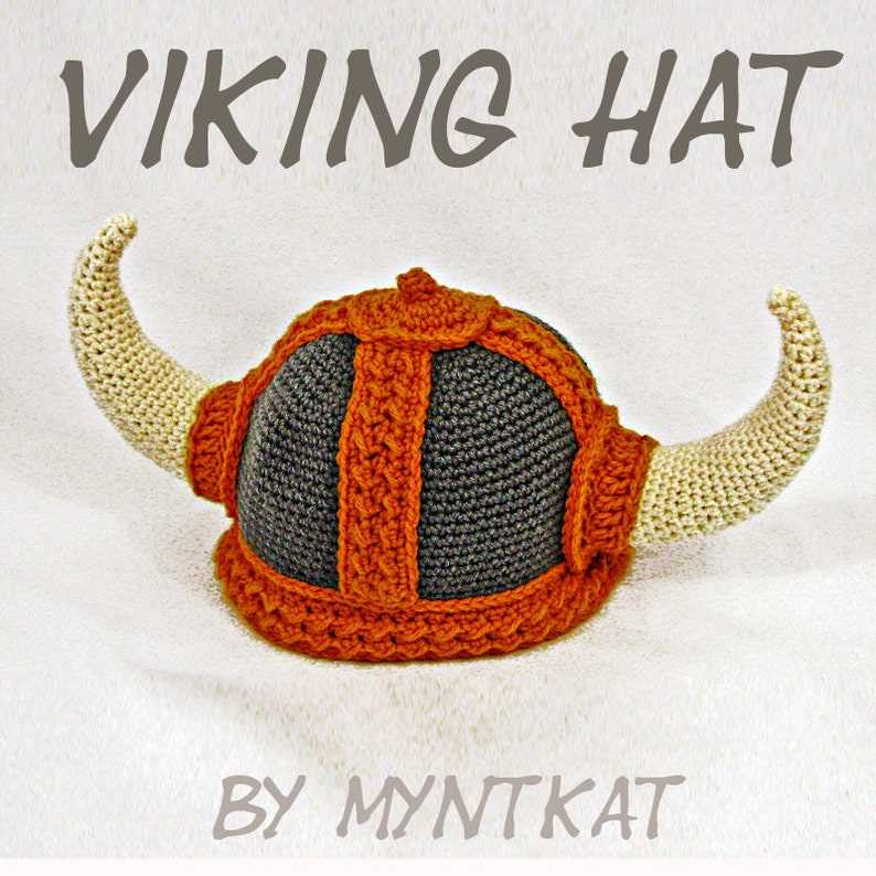 Knitted viking hat pattern