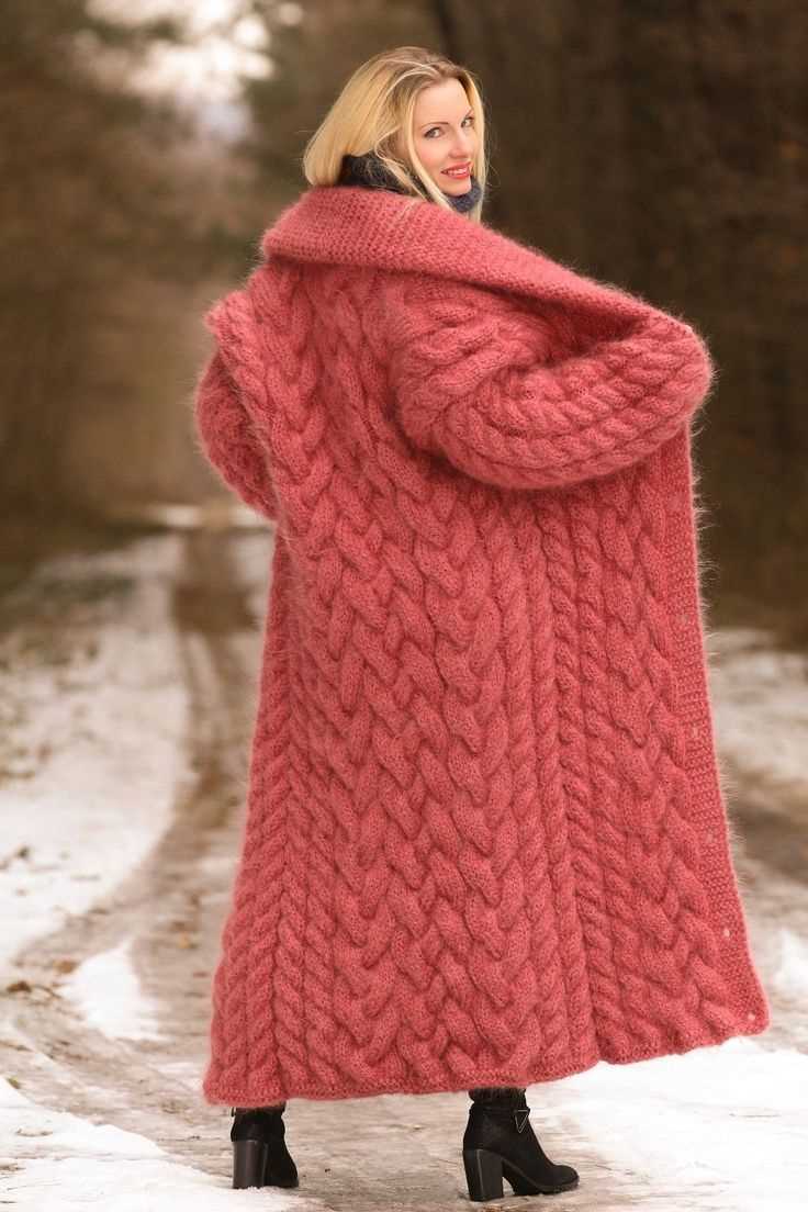 Long sweater coat knitting pattern