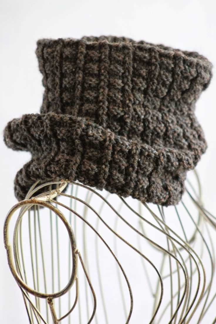 Mens cowl knitting pattern free