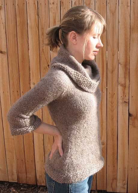 Beginner knitted sweater pattern