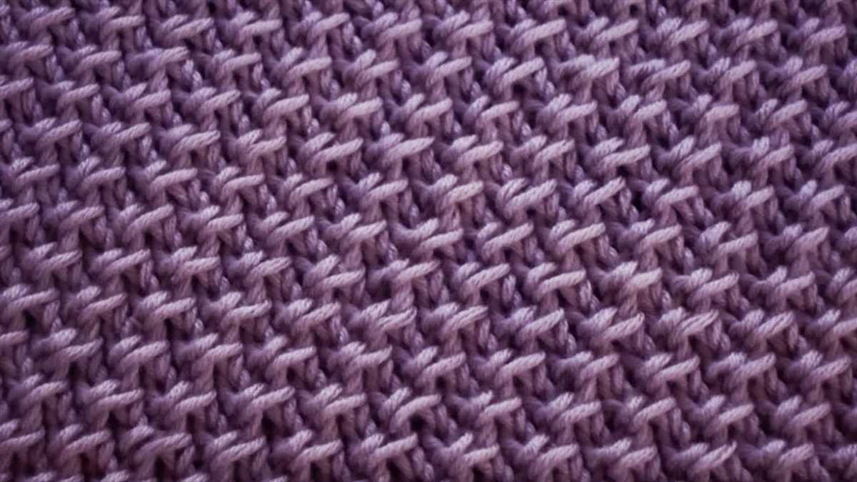 Diagonal knit hat pattern