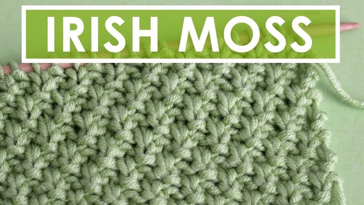 Knitting patterns is