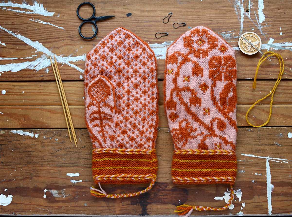 Double knit oven mitts pattern