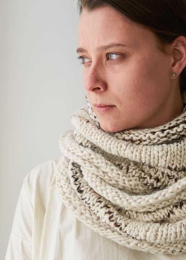 Cowl neck scarves free knitting pattern