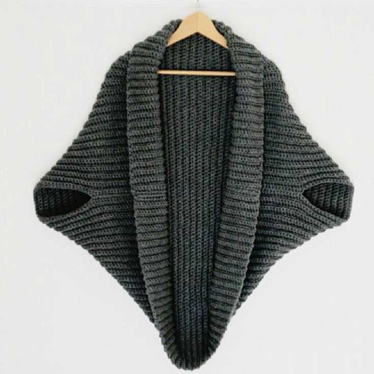 Cocoon-style cardigan knitting pattern