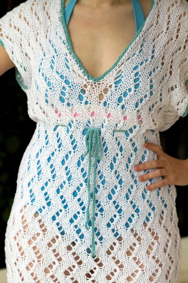 Knit bathing suit cover up pattern