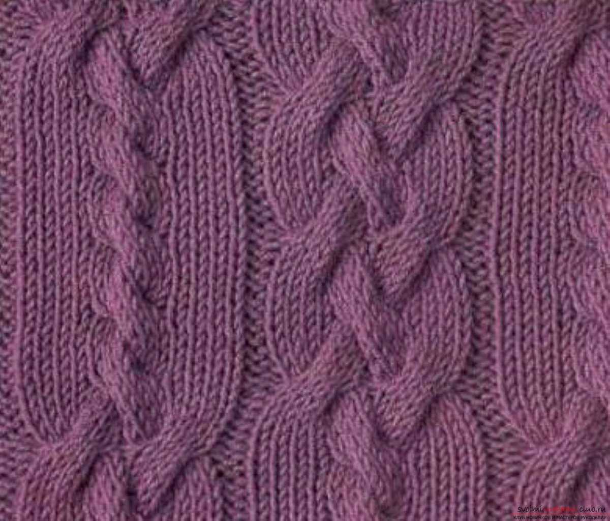 Knitting braid pattern