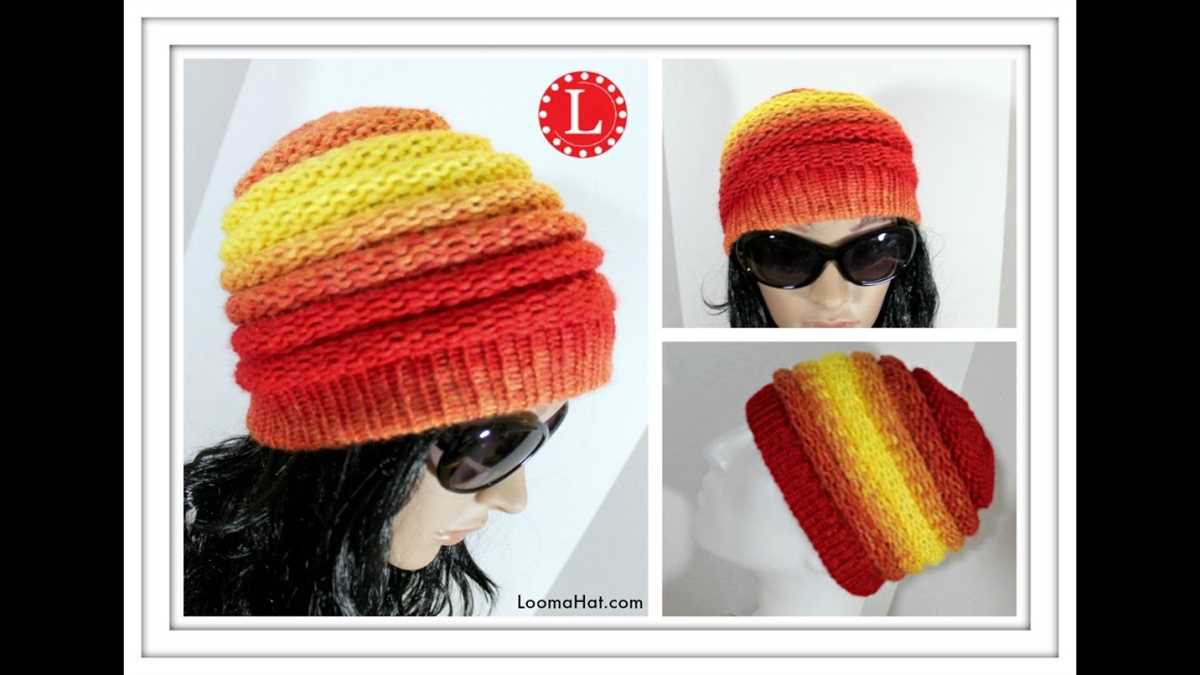 Mens loom knit hat pattern