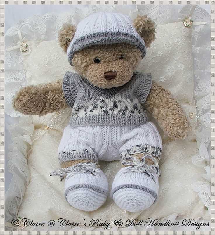 Knitted clothes for teddy bears patterns