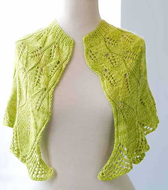Lace cape knitting pattern