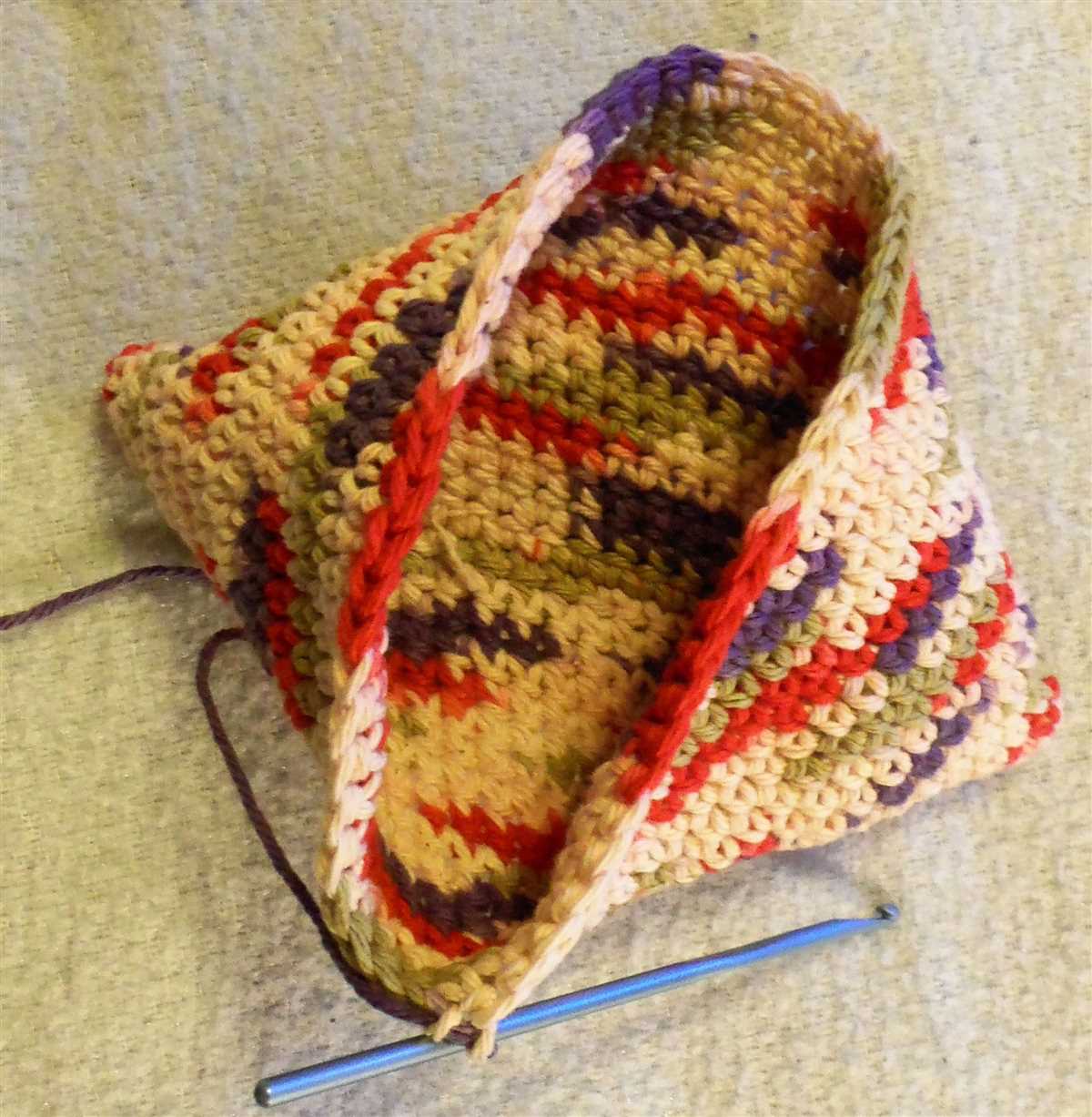 Felted pot holder knitting pattern