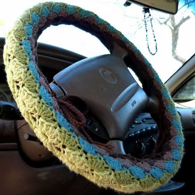 Steering wheel cover knitting pattern