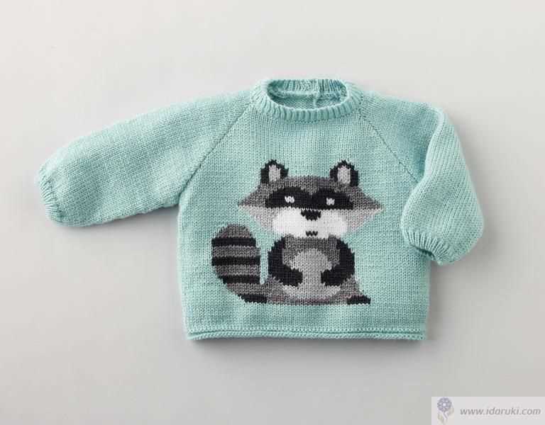 Panda jumper knitting pattern