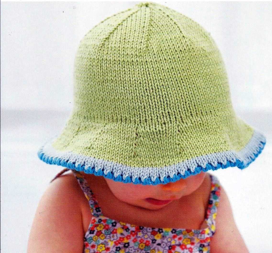 Knit summer hat pattern