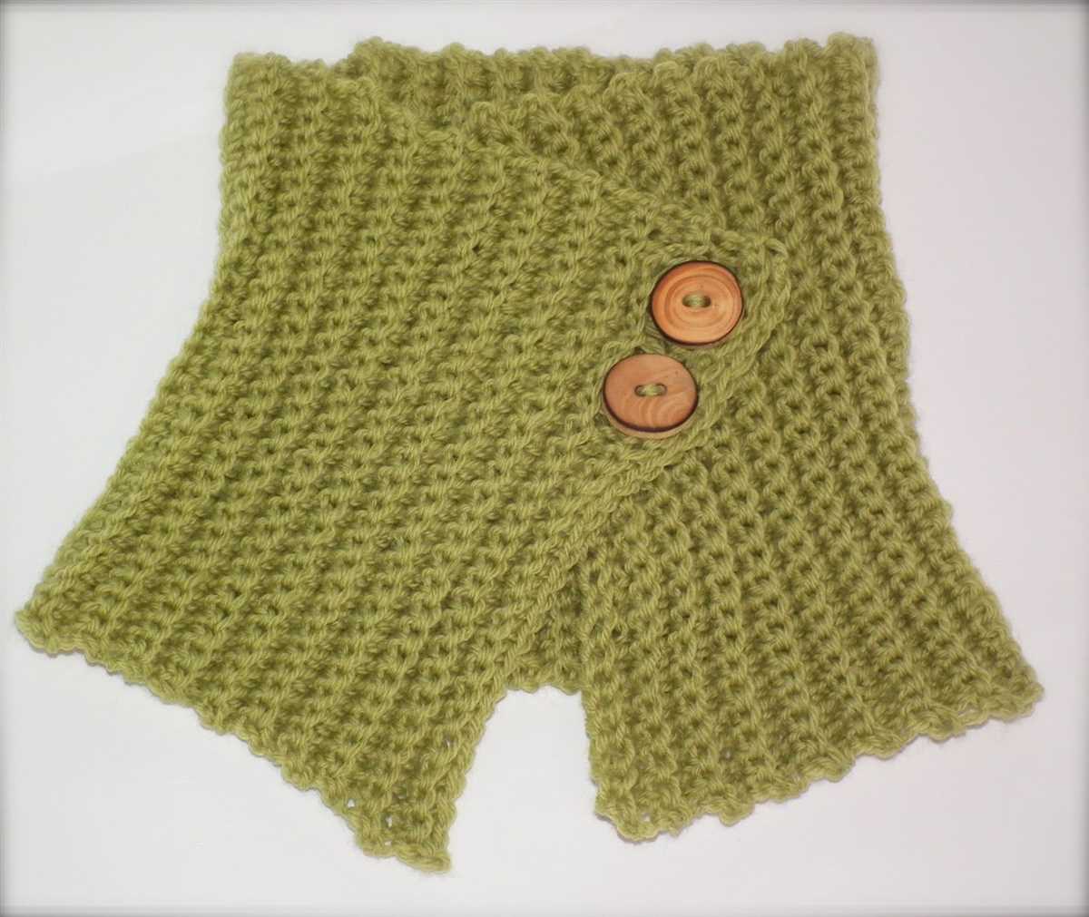 Neck warmer knitting pattern