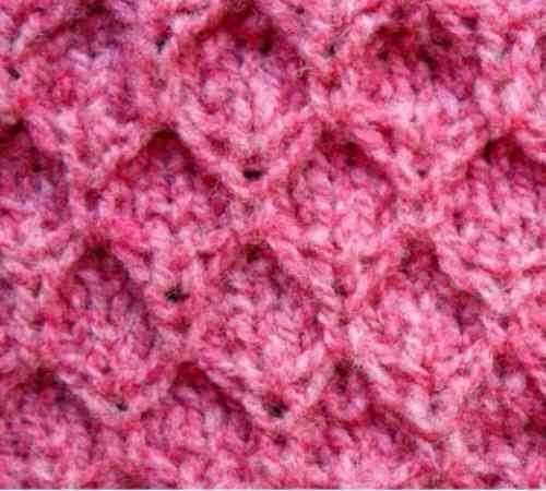 Free honeycomb knitting pattern