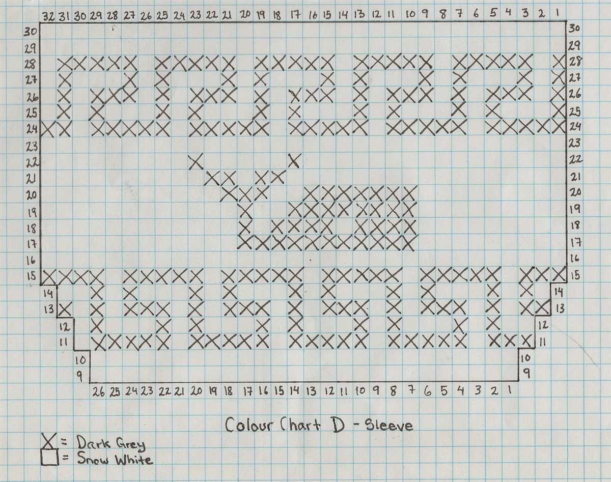 Cross sweater knitting pattern