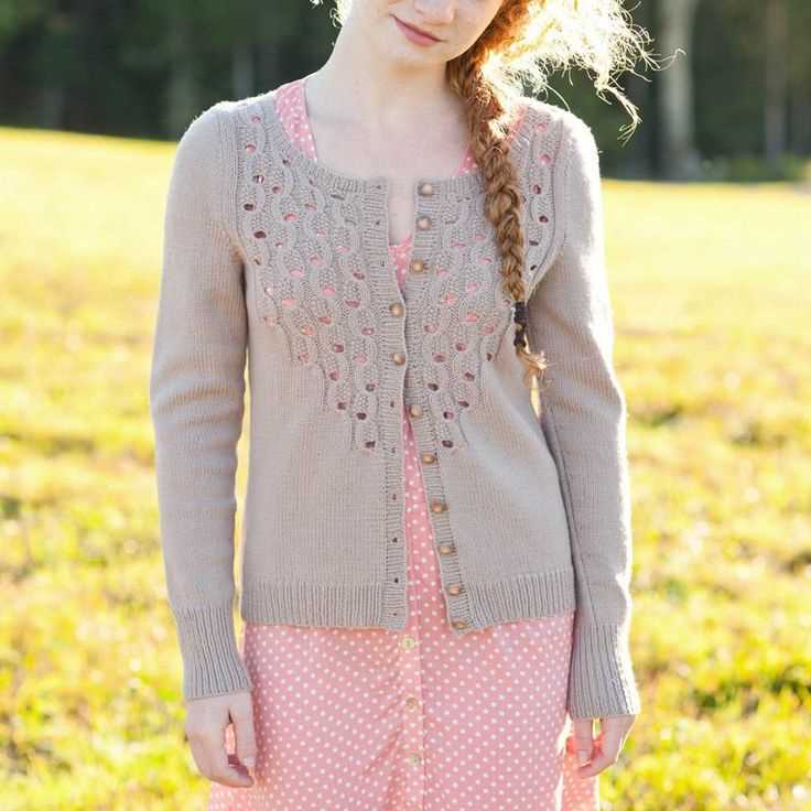 Dahlia cardigan knitting pattern
