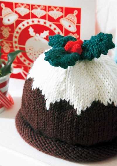 Childs christmas hat knitting pattern