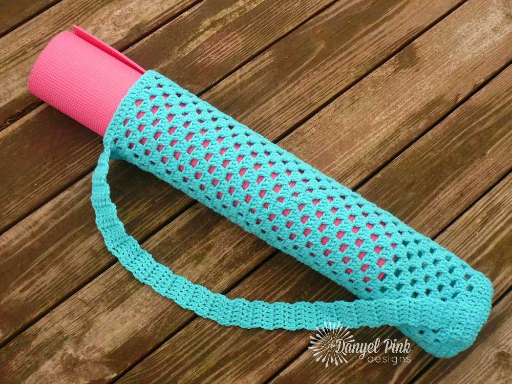 Knitting pattern for yoga mat bag