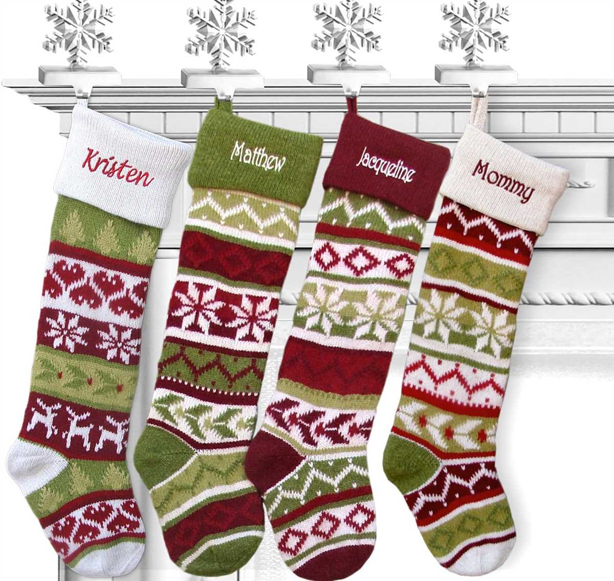 Hand knit christmas stocking patterns