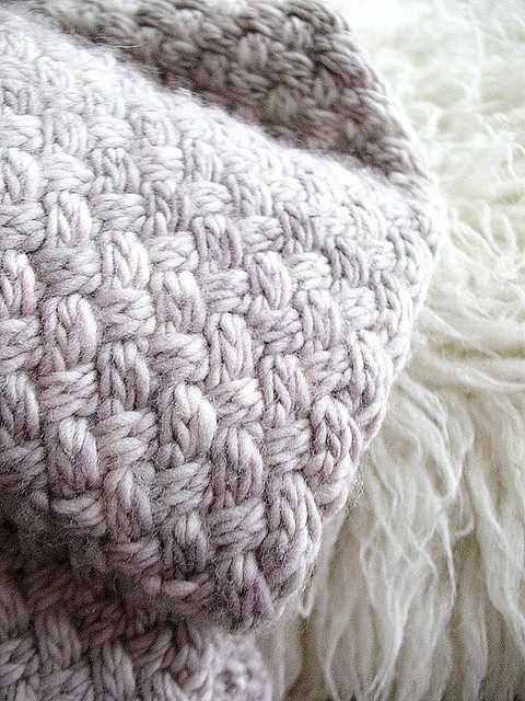 Basket weave scarf knitting pattern