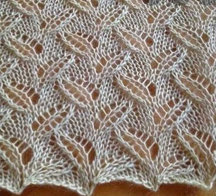 Fern lace knitting pattern