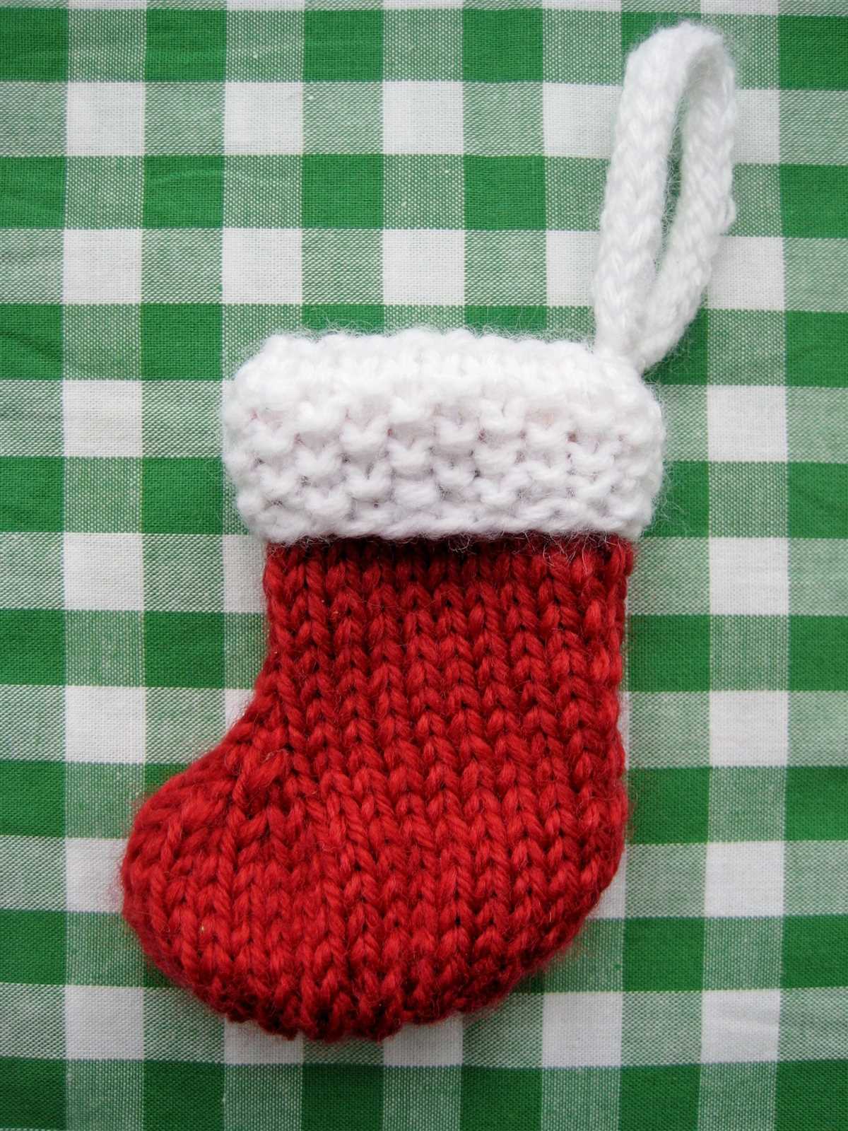 Free christmas stocking pattern knitting