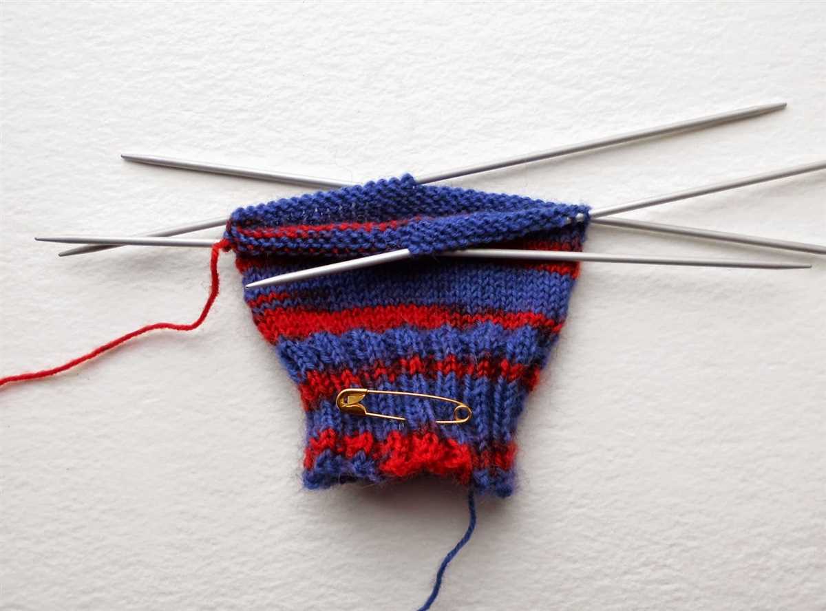 Sock pattern knitting circular needles