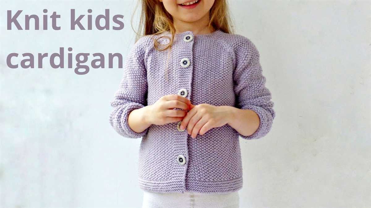 Knitting patterns childrens cardigans