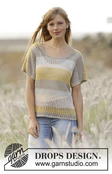 Free knitting patterns womens summer tops