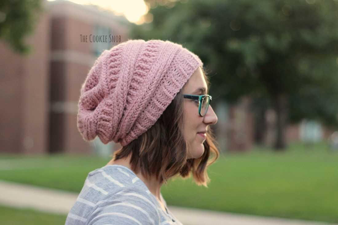 Knit slouchy beanie pattern free